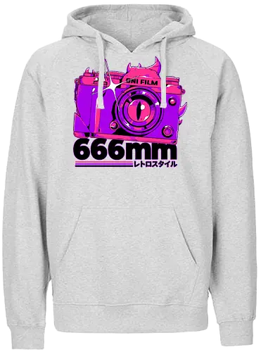 ONI CAM - camera, photography, oni, demon, 666 - Fairtrade Hoodie