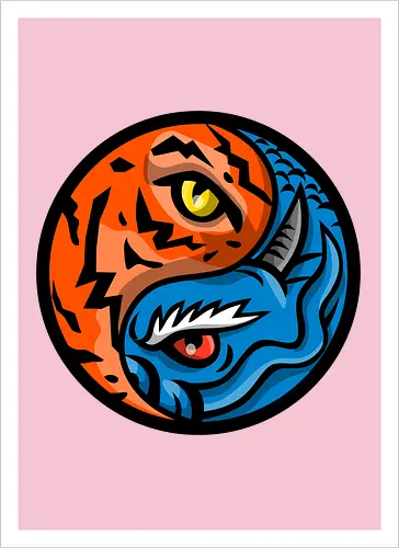 Yin Yang Dragons