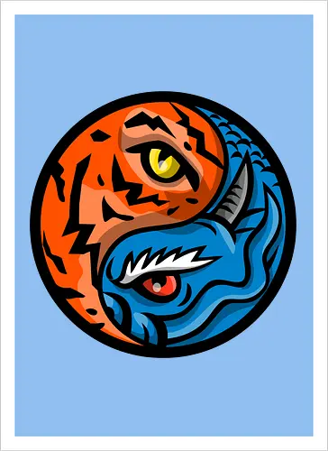 Yin Yang Dragons