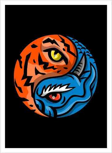 Yin Yang Dragons