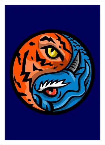 Yin Yang Dragons