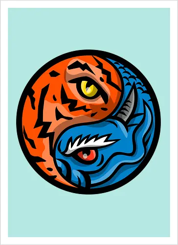 Yin Yang Dragons