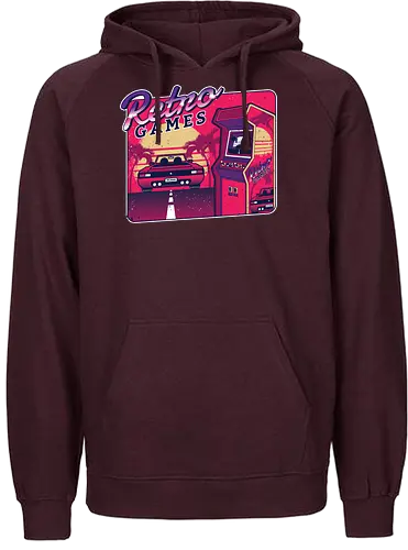 Retro Games - retro, gaming, games - Fairtrade Hoodie