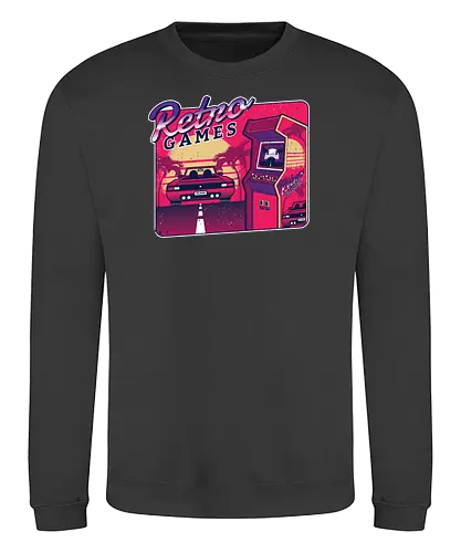 Retro Games - retro, gaming, games - Sweatshirt