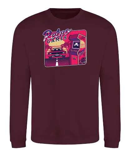Retro Games - retro, gaming, games - Sweatshirt