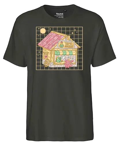 Kawaii RPG Store - kawaii, cute, sword, japan - Fairtrade T-Shirt