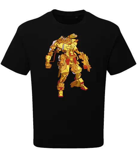 Golden Mecha Warrior