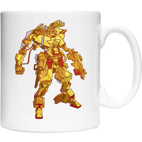 Golden Mecha Warrior