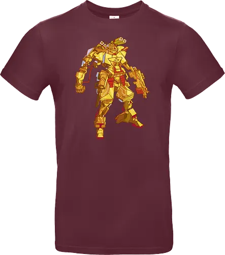 Golden Mecha Warrior