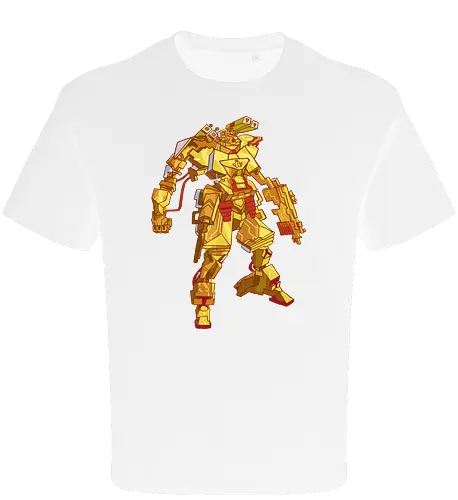 Golden Mecha Warrior