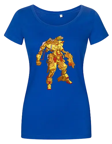 Golden Mecha Warrior