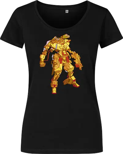 Golden Mecha Warrior