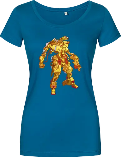 Golden Mecha Warrior