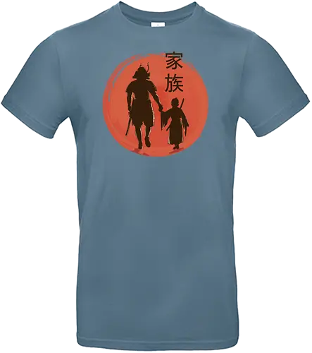 Samurai Father - samurai, father, son, japan - Standard T-Shirt