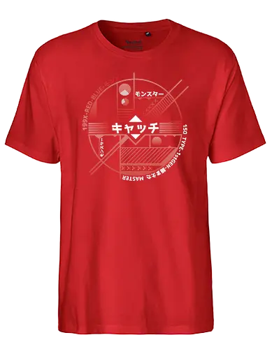 Anime Catch Ball - pocket, monster, catch, ball - Fairtrade T-Shirt
