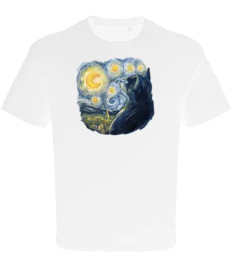 Cat in the Starry Night