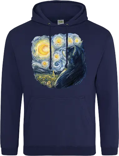 Cat in the Starry Night