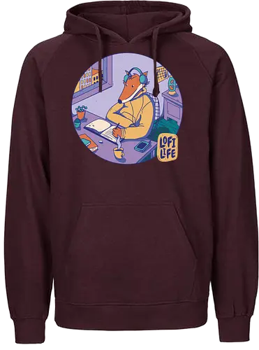 Lo-fi Fox - fuchs - Fairtrade Hoodie