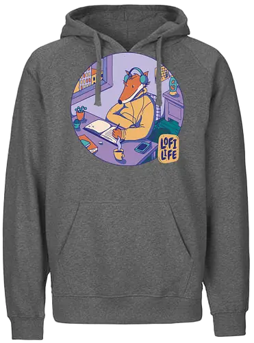 Lo-fi Fox - fuchs - Fairtrade Hoodie