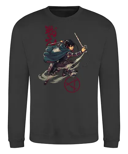 The Protector - attack, titan, Mikasa, manga, anime - Sweatshirt