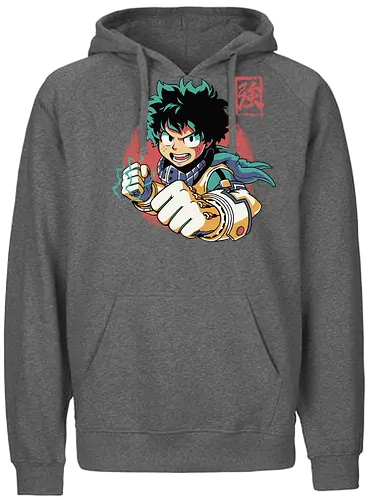 Plus Ultra - academia, MhA, anime, manga, izuku midoriya, deku - Fairtrade Hoodie