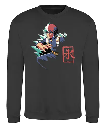 The Ice - MhA, academia, anime, manga, Shoto, shoto todoroki - Sweatshirt