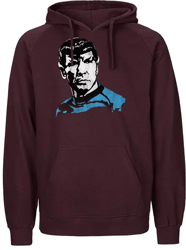 Vulkanier - tv, TOS, Vulcan, Logisch, Mit Hut, Kein Hut - Fairtrade Hoodie