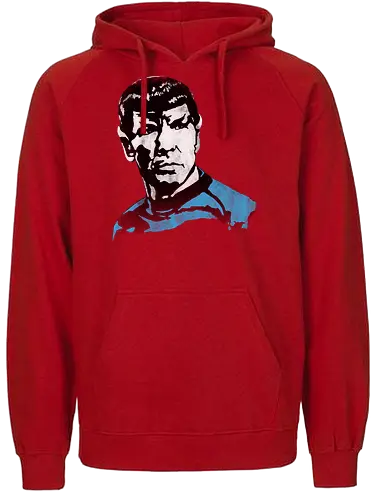 Vulkanier - tv, TOS, Vulcan, Logisch, Mit Hut, Kein Hut - Fairtrade Hoodie