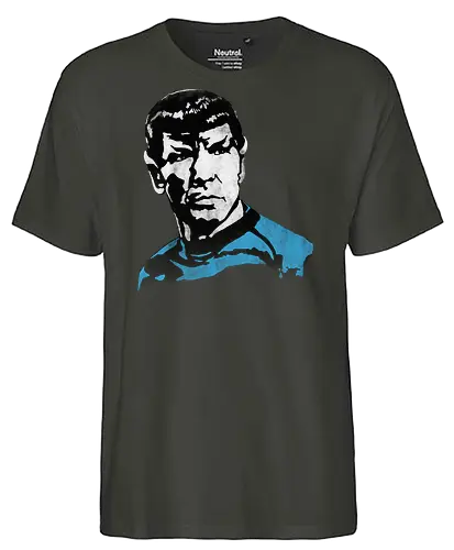 Vulkanier - tv, TOS, Vulcan, Logisch, Mit Hut, Kein Hut - Fairtrade T-Shirt