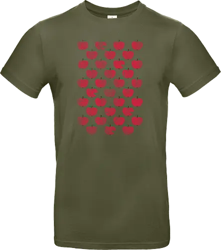 Little Apples Stencil Pattern Rough