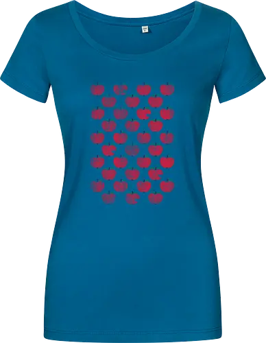 Little Apples Stencil Pattern Rough