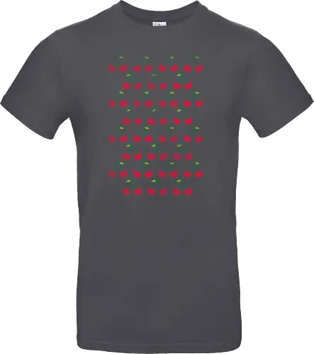 Little Cherries Stencil Pattern Rough