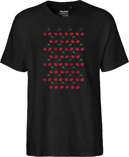 Little Cherries Stencil Pattern Rough