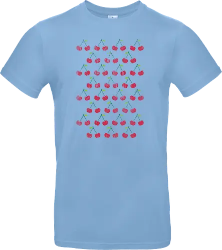 Little Cherries Stencil Pattern Rough