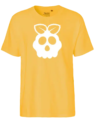 Raspberry Skull - it, Raspberry, Pi, computer, skull - Fairtrade T-Shirt