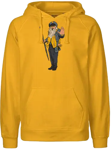 You Shall Not Pass, Sir. - movie, fantasy, wizard, mashup, Traffic - Fairtrade Hoodie