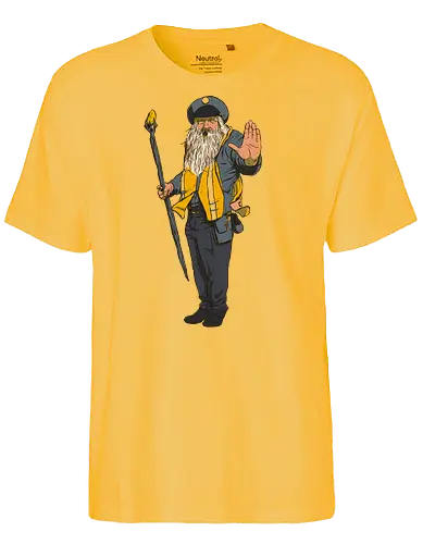 You Shall Not Pass, Sir. - movie, fantasy, wizard, mashup, Traffic - Fairtrade T-Shirt