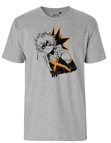 Explosive v2 - boku no hero, academia, bakugou, Kacchan, anime - Fairtrade T-Shirt