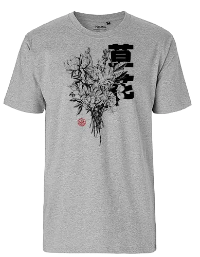 Flowers - flower, blume, kunst, art - Fairtrade T-Shirt
