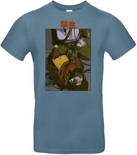 Student - comic, cyborg, cyberpunk, robot, scifi - Standard T-Shirt