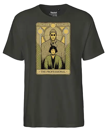 The Professional - movie, léon, leon der profi, Leon the professional, Matilda, tarot, mashup - Fairtrade T-Shirt