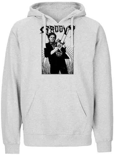 Groovy Face - horror, movie, mashup, chainsaw, massaker, massacre, ash, ltherface, evil dd - Fairtrade Hoodie