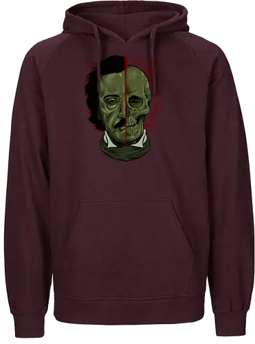 Slice of Death - Poe, edgar allen poe, Poetry, death - Fairtrade Hoodie