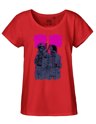 Daft Cyberpunk - music, gaming, mashup - Fairtrade Girl Shirt