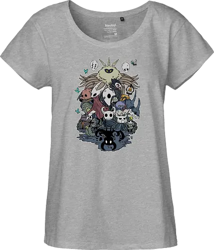Hollow Party - gaming, Hollow, platformer, knight - Fairtrade Girl Shirt