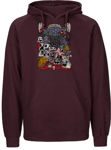 Boss Rush - gaming, roguelike, Isaac, Binding - Fairtrade Hoodie