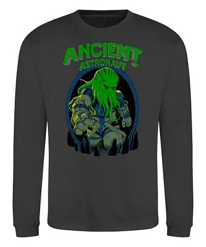Ancient Astronaut - cthulhu, astronaut, Ancient Alien, fun, hp lovecraft, lovecraft, grt old one - Sweatshirt