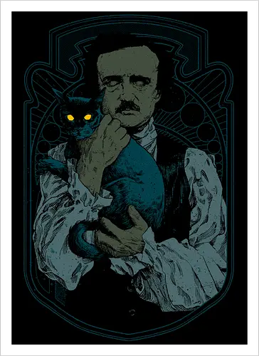 Poe and the Black Cat