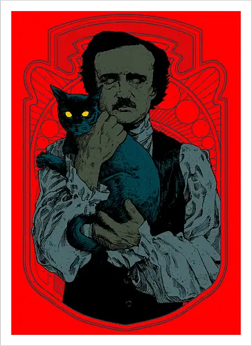 Poe and the Black Cat