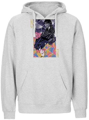 Beautiful Contrast - raven, series, contrast, card, wednesday - Fairtrade Hoodie